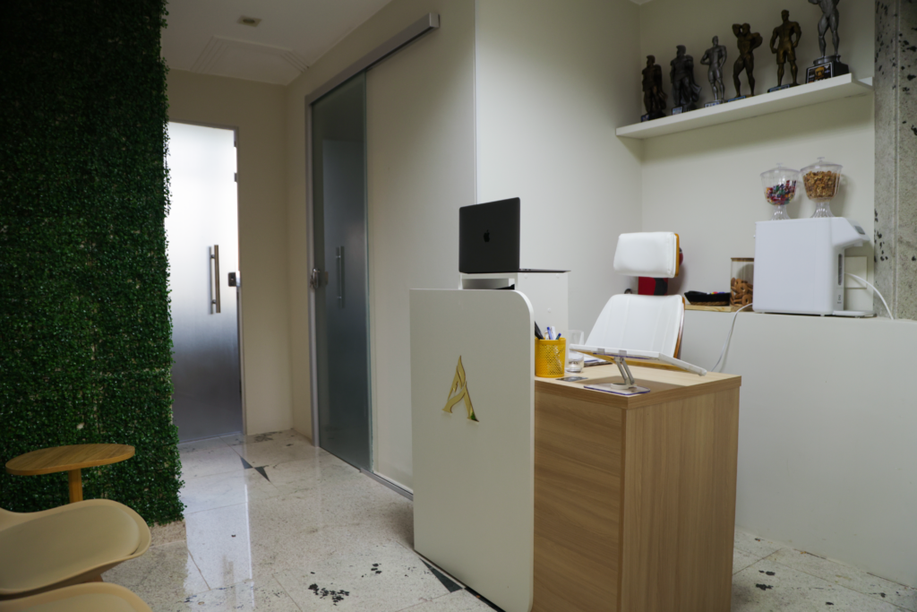 Recepção da clínica Altius Saúde